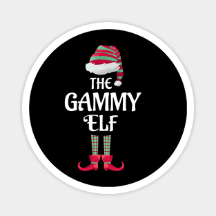 The Gammy Christmas Elf Matching Pajama Family Party Gift Magnet